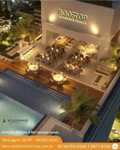 Flat com 1 Quarto para alugar, 38m² no Boa Vista, Recife