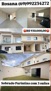 Casa de Condomínio com 3 Quartos à venda, 174m² no Aponiã, Porto Velho