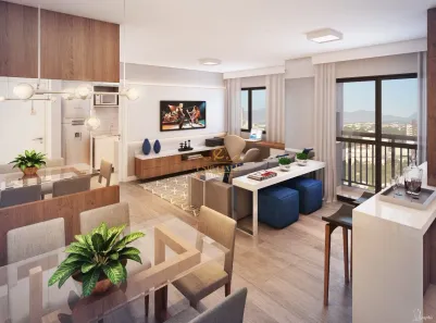 Apartamento com 1 Quarto à venda, 44m² no Cidade Industrial, Curitiba