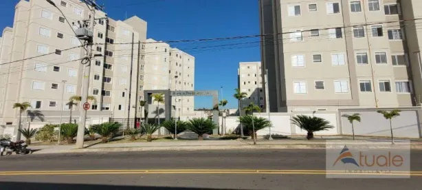 Apartamento com 2 Quartos para alugar, 44m² no Vila Bressani, Paulínia