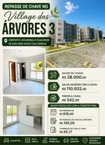 Apartamento com 2 Quartos à venda, 44m² no Boa Vista, São José de Ribamar