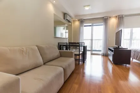 Apartamento com 1 Quarto para alugar, 48m² no Vila Nova Conceição, São Paulo