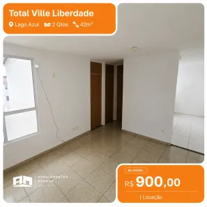 Apartamento com 2 Quartos para alugar, 42m² no Lago Azul, Manaus