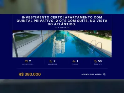 Apartamento com 2 Quartos à venda, 50m² no Jardim Atlântico, Serra