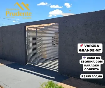 Casa com 2 Quartos à venda, 65m² no Petrópolis, Várzea Grande