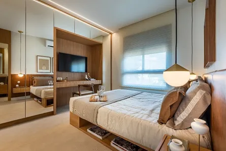 Apartamento com 1 Quarto à venda, 46m² no Setor Marista, Goiânia
