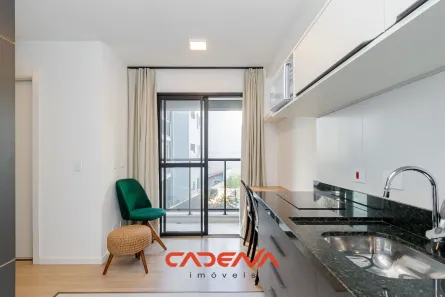 Apartamento com 1 Quarto para alugar, 23m² no Mercês, Curitiba