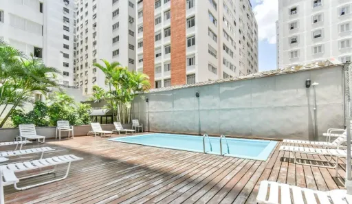 Flat com 1 Quarto para alugar, 28m² no Cerqueira César, São Paulo