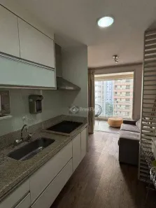 Apartamento com 1 Quarto para alugar, 37m² no Brooklin Paulista, São Paulo