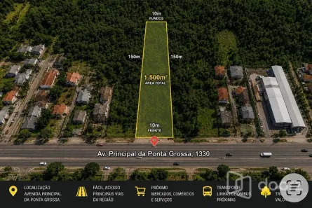 Lote/Terreno à venda, 1500m² no Ponta Grossa, Porto Alegre