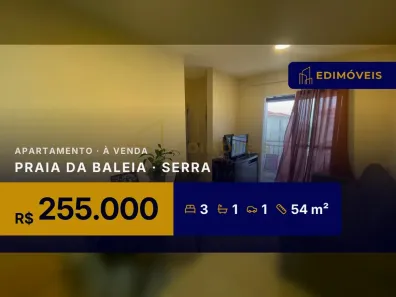 Apartamento com 3 Quartos à venda, 54m² no Praia da Baleia, Serra
