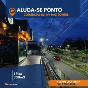 Ponto Comercial para alugar, 300m² no Parque 10 de Novembro, Manaus