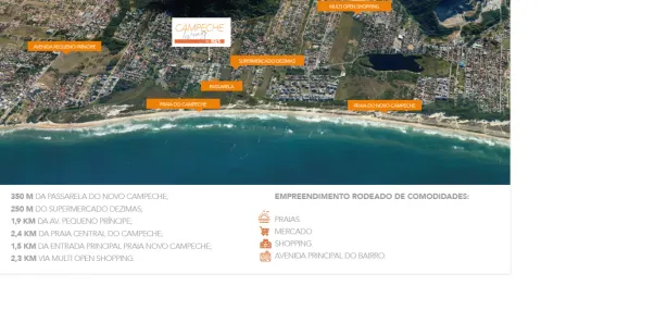 Apartamento com 2 Quartos à venda, 79m² no Campeche, Florianópolis