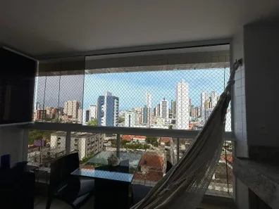 Apartamento com 4 Quartos para alugar, 122m² no Manaíra, João Pessoa