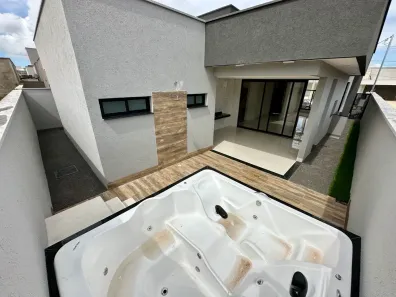 Casa de Condomínio com 3 Quartos à venda, 158m² no Jardins Bolonha, Senador Canedo