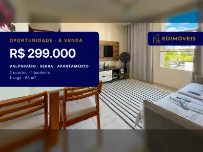 Apartamento com 2 Quartos à venda, 58m² no Valparaíso, Serra