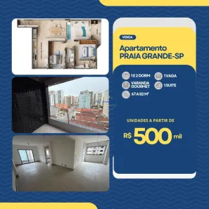 Apartamento com 2 Quartos à venda, 82m² no Tupi, Praia Grande