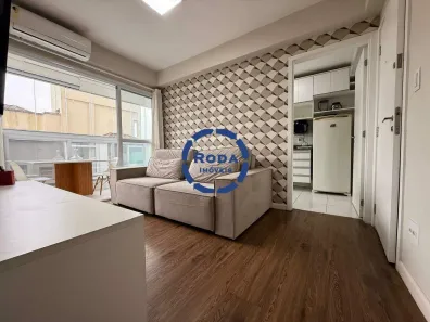 Apartamento com 1 Quarto para alugar, 47m² no Ponta da Praia, Santos