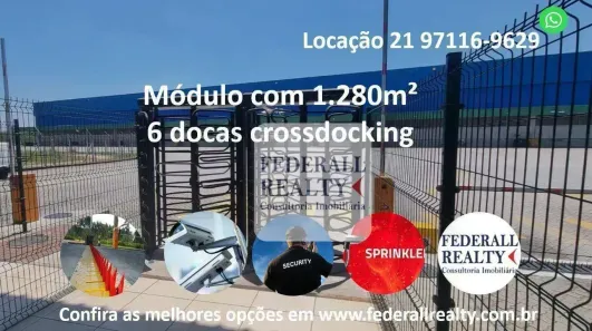 Galpão/Depósito/Armazém para alugar, 1280m² no Vila Urussaí, Duque de Caxias