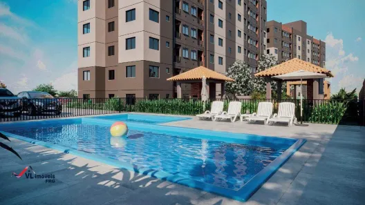 Apartamento com 2 Quartos à venda, 43m² no Campina da Barra, Araucária
