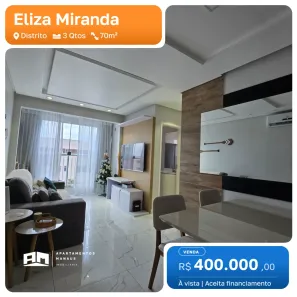Apartamento com 3 Quartos à venda, 70m² no Japiim, Manaus