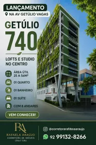 Apartamento com 1 Quarto à venda, 25m² no Centro, Manaus