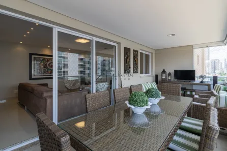 Apartamento com 4 Quartos para alugar, 147m² no Vila Gertrudes, São Paulo