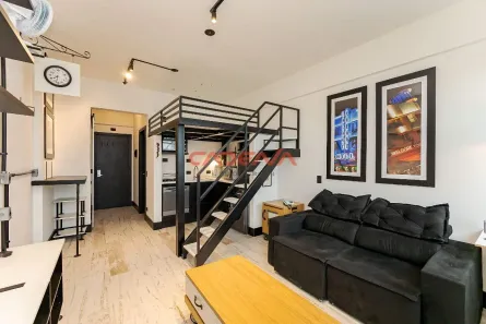 Apartamento com 1 Quarto para alugar, 28m² no Centro, Curitiba