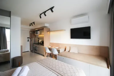 Apartamento com 1 Quarto para alugar, 25m² no Vila Olímpia, São Paulo