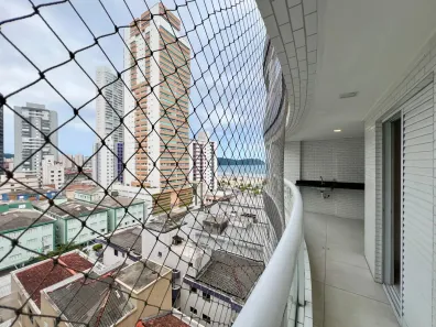 Apartamento com 2 Quartos para alugar, 65m² no Guilhermina, Praia Grande
