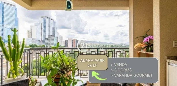 Apartamento com 3 Quartos à venda, 96m² no Sítio Tamboré Alphaville, Barueri