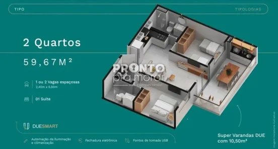 Apartamento com 3 Quartos à venda, 80m² no , Tamandaré