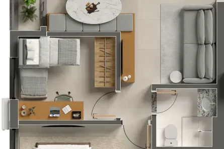 Apartamento com 2 Quartos à venda, 49m² no Parque Amazônia, Goiânia