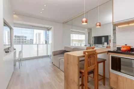 Kitnet com 1 Quarto à venda, 34m² no Santo Amaro, São Paulo