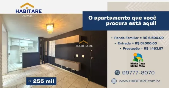 Apartamento com 2 Quartos à venda, 43m² no Camargos, Belo Horizonte