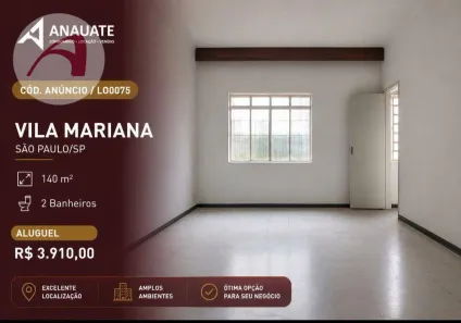 Ponto Comercial para alugar, 140m² no Vila Mariana, São Paulo