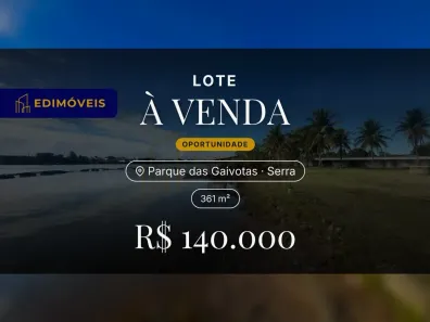 Lote/Terreno à venda, 361m² no Parque das Gaivotas, Serra