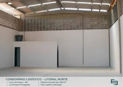 Galpão/Depósito/Armazém para alugar, 468m² no Caixa D'Água, Lauro de Freitas