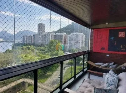 Apartamento com 4 Quartos para alugar, 160m² no Lagoa, Rio de Janeiro