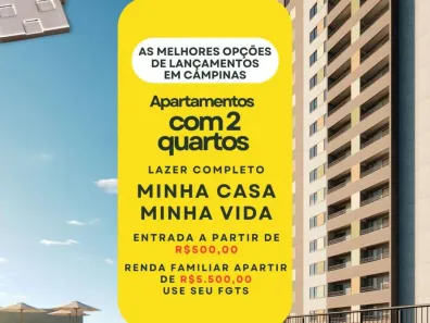 Apartamento com 2 Quartos à venda, 42m² no Bosque, Campinas