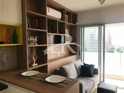 Flat com 1 Quarto para alugar, 34m² no Santo Amaro, São Paulo