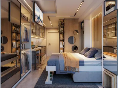 Flat com 1 Quarto à venda, 21m² no Paraíso, São Paulo