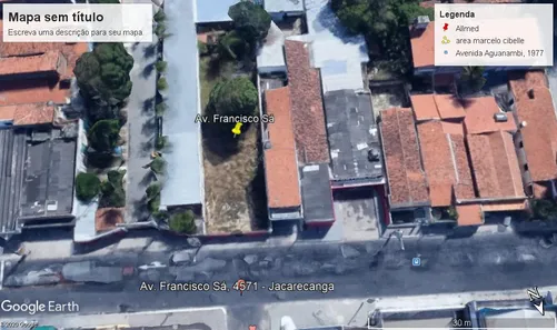 Lote/Terreno para alugar, 523m² no Álvaro Weyne, Fortaleza