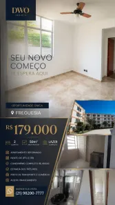 Apartamento com 2 Quartos à venda, 50m² no Freguesia (Jacarepaguá), Rio de Janeiro
