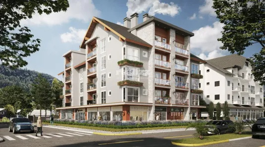Apartamento com 1 Quarto à venda, 61m² no Planalto, Gramado