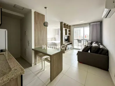 Flat com 1 Quarto para venda ou aluguel, 43m² no Setor Bueno, Goiânia