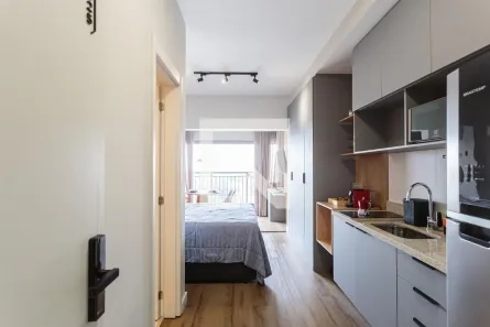 Kitnet com 1 Quarto à venda, 28m² no Indianópolis, São Paulo