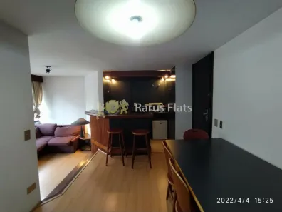 Flat com 1 Quarto para alugar, 48m² no Cidade Monções, São Paulo
