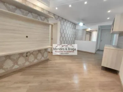 Apartamento com 3 Quartos para venda ou aluguel, 75m² no Vila Augusta, Guarulhos