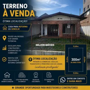 Lote/Terreno à venda, 300m² no Centro, Balneário Camboriú